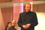 MArtin Christy talking about chocolate.