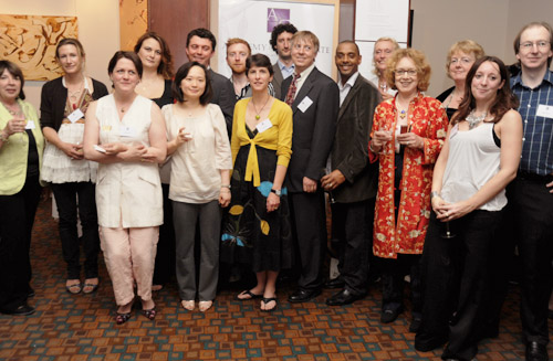 'Team' photo at the Academy of Chocolate 2009 Awards ceremony