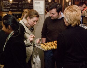 DSC_6907 Sampling chocolate treats on the opening day