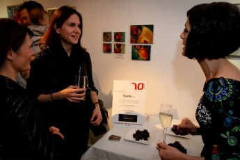 Ana Hernandez Piferrer (right) introducing the 2011 Pure Collection