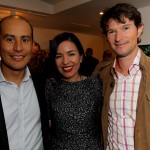 Freddy Wynne, Susana Cardenas Overstall and Santiago Peralta, founder of Pacari Chocolate
