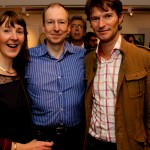 Martin's long-time-chocolate-suffering sister, Sarah Pillar, Martin and Santiago Peralta of Pacari