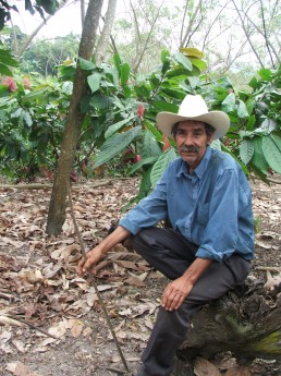 Don José Arita at his cacao farm