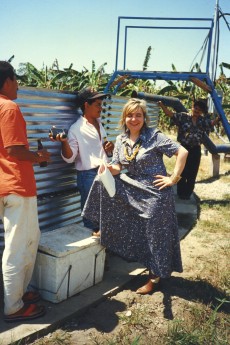 Maricel visits San Joaquin, formerly the El Rey cacao farm , in Venezuela